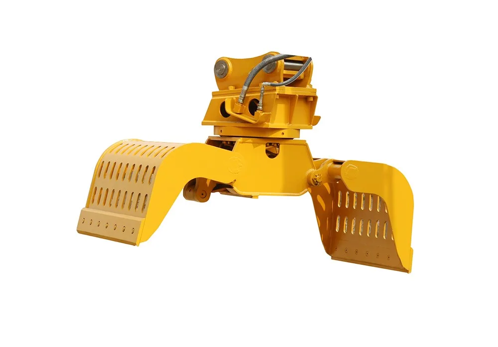 Heavy-Duty Hydraulic Grapple for Material Handling - High-Efficiency Hydraulic Grab in Action